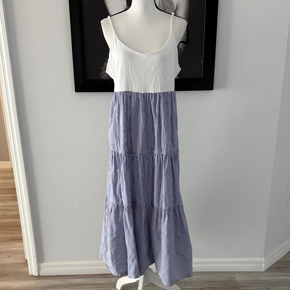 Vineyard vines striped tank dress extra large